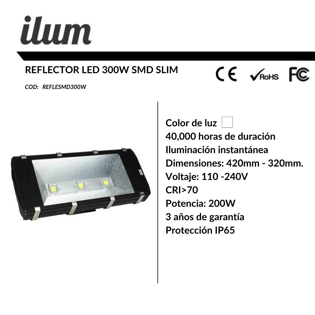 Reflector led 300W SMD
