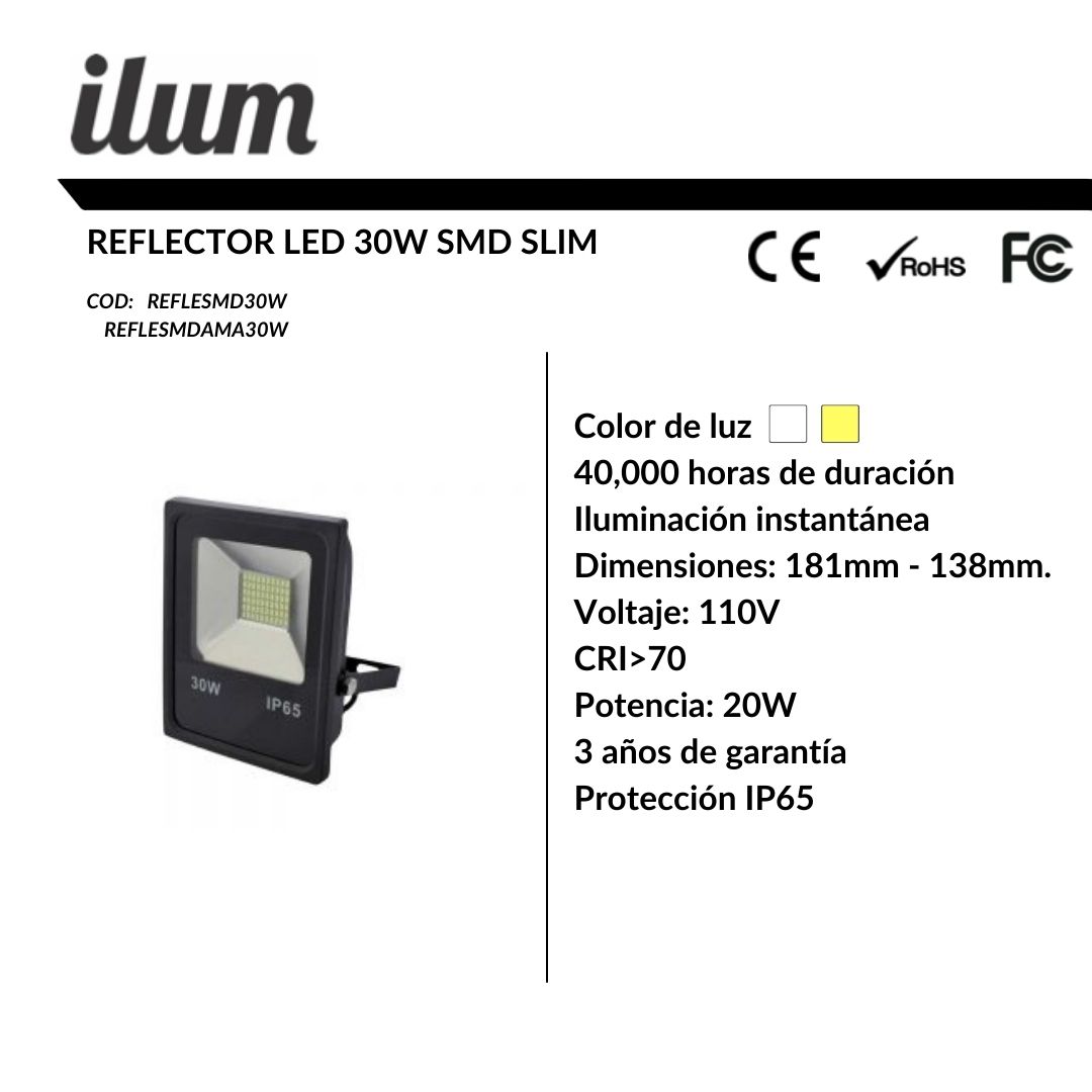 Reflector led 30W SMD
