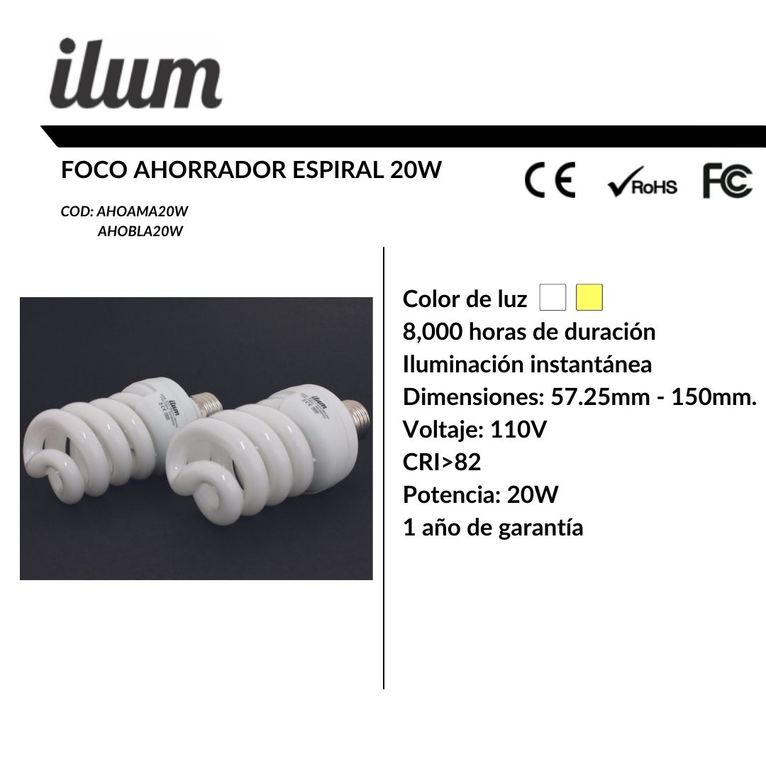 ahorrador 20W