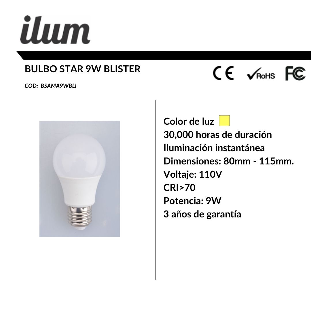 Bulbo Star 9W