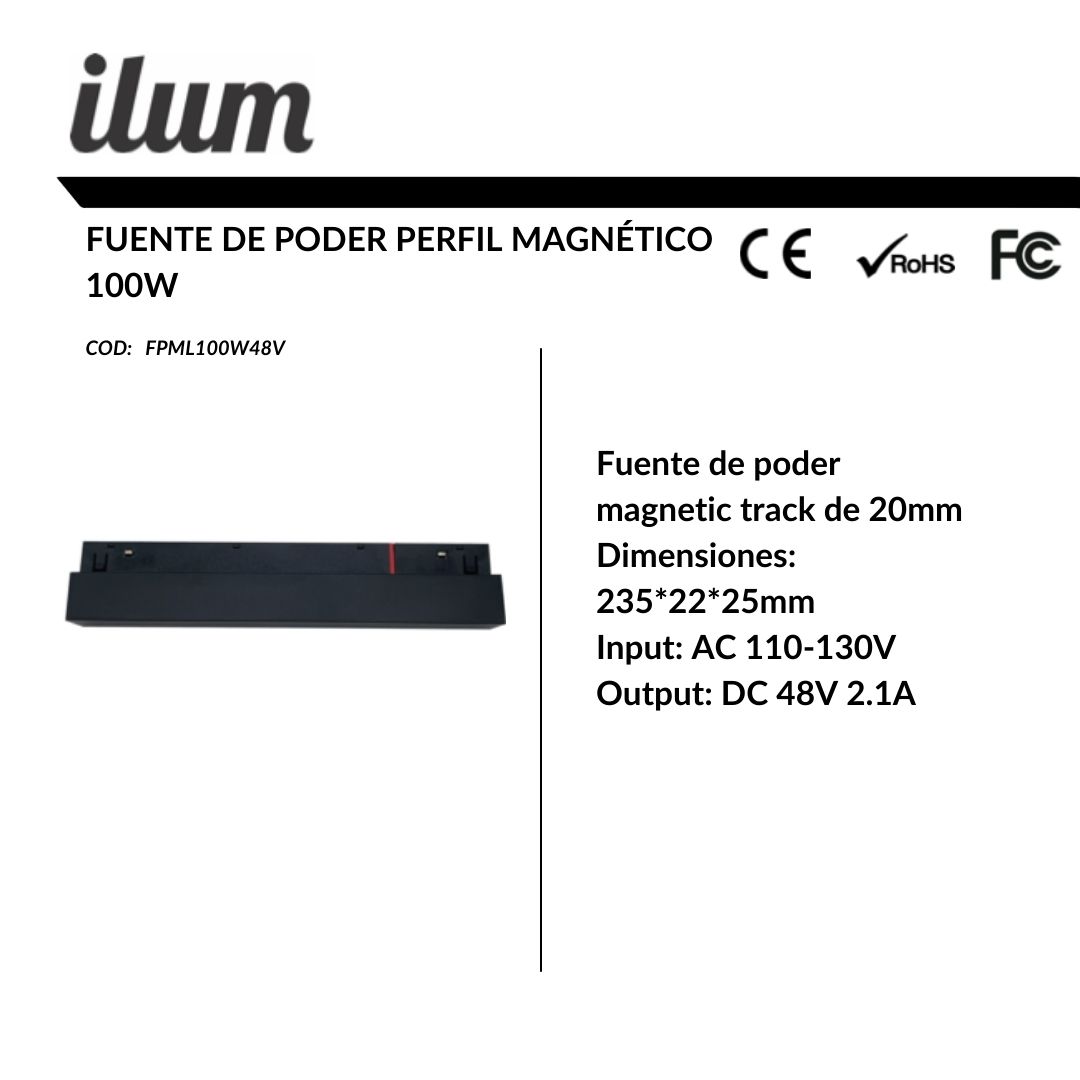 Fuente de poder 100W