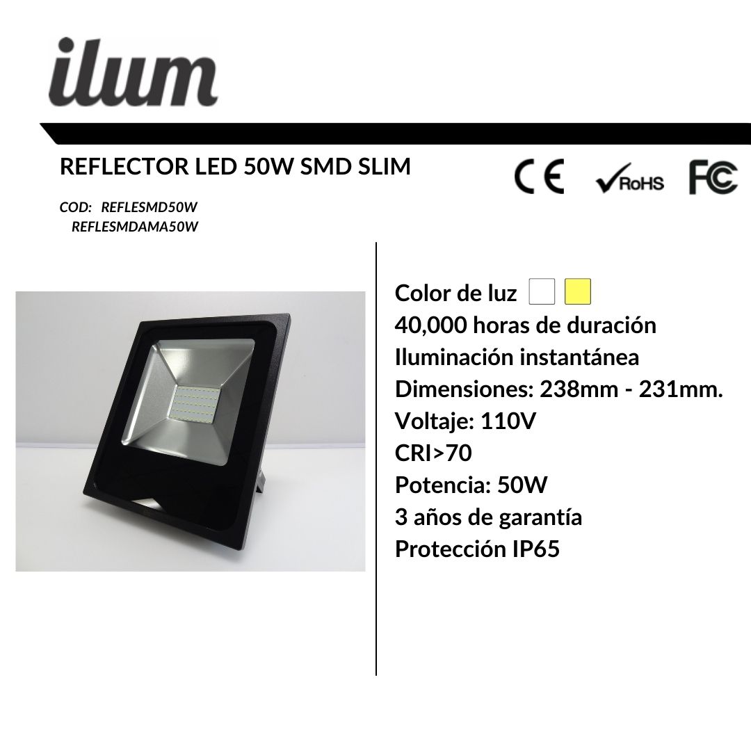 Reflector led 50W SMD