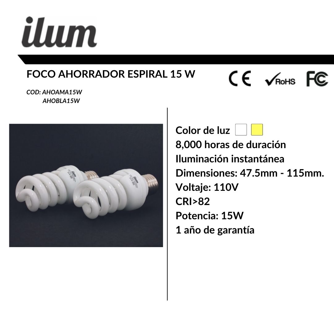 Ahorrador 15W