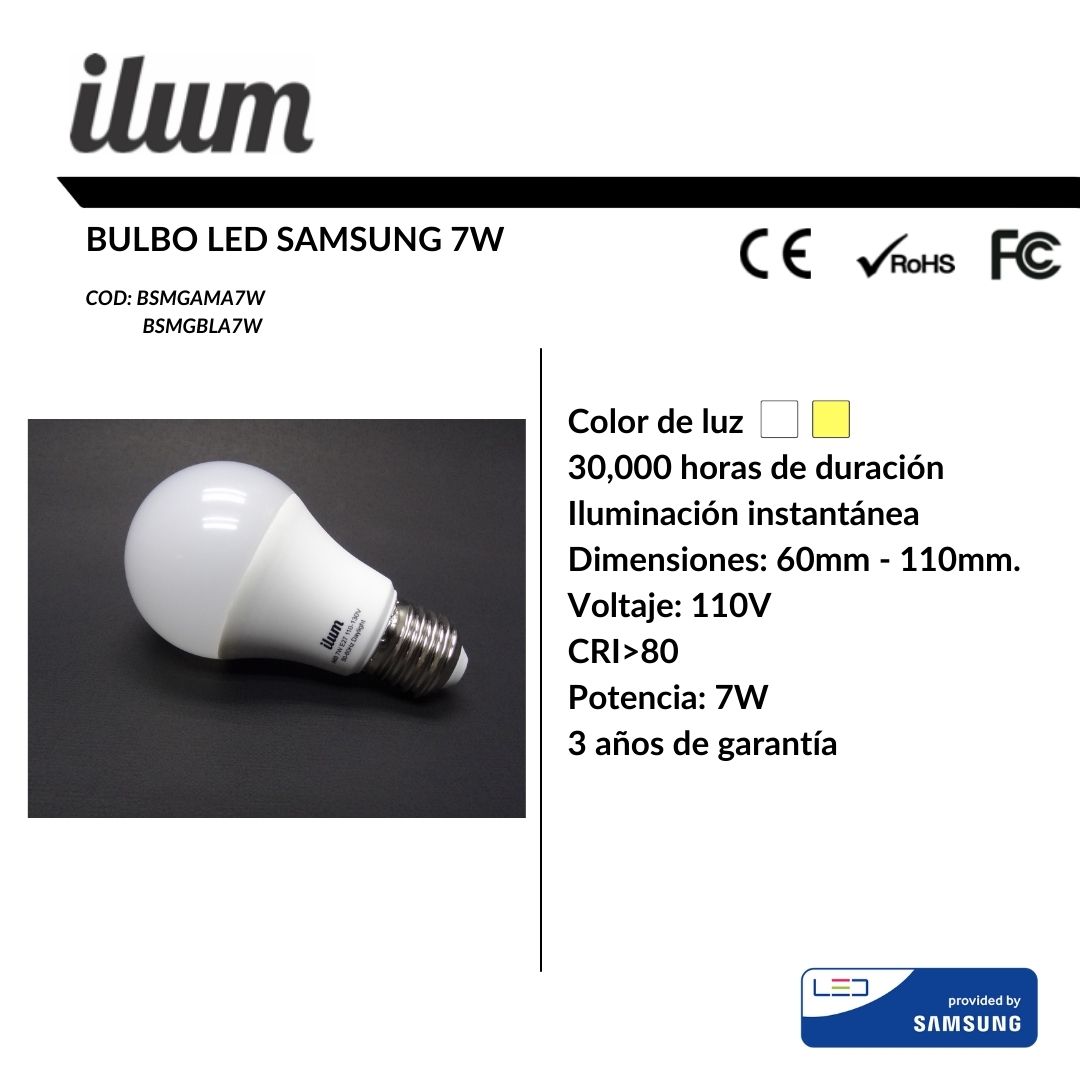 Bulbo Samsung 7W