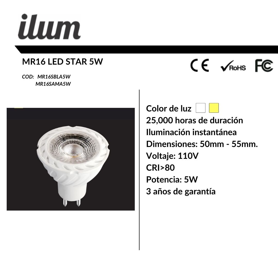 MR16 STAR 5W
