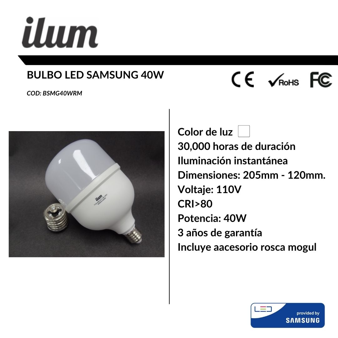 Bulbo Samsung 40W