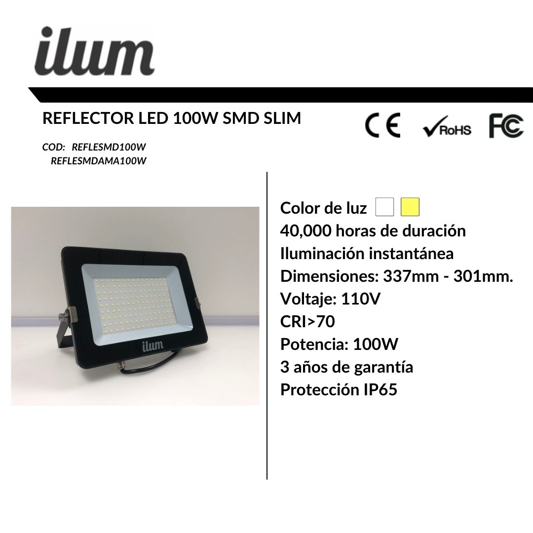 Reflector led 100W SMD