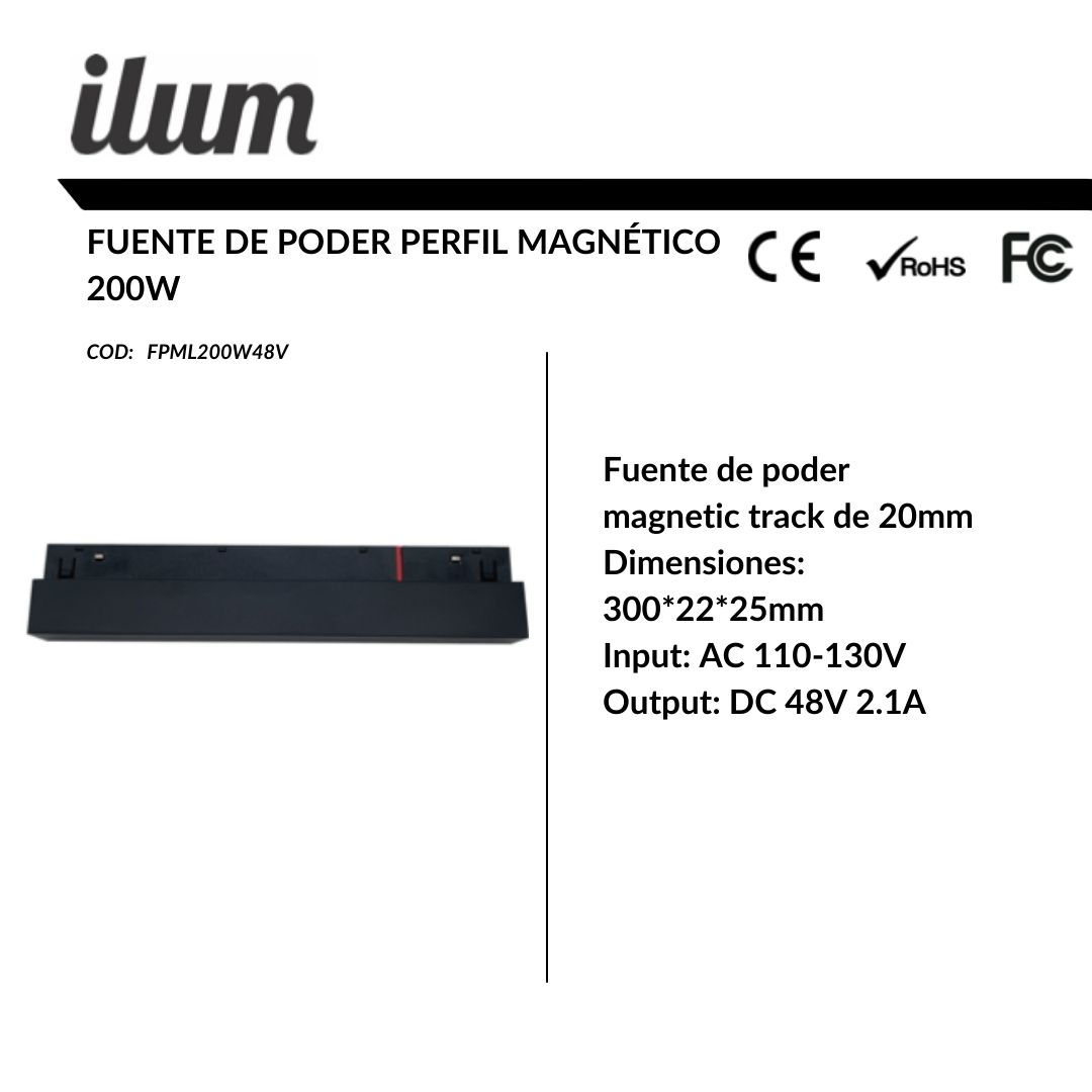 Fuente de poder 200W