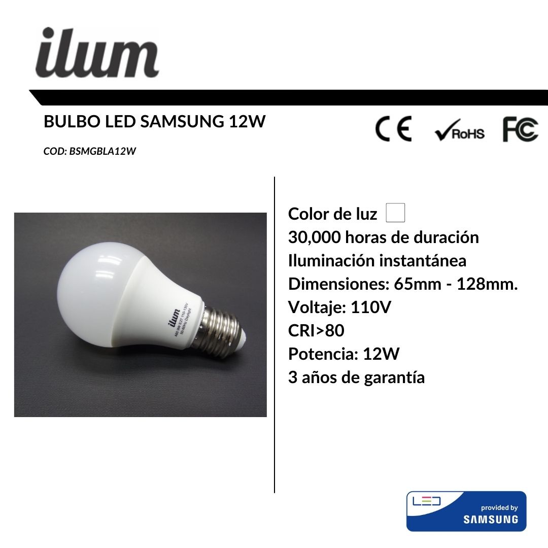 Bulbo Samsung 12W